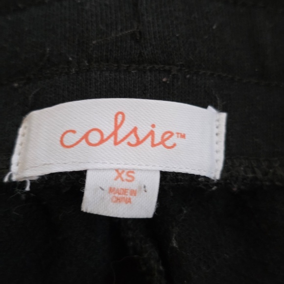 Colsie Black Joggers with White Stripes - XS - Picture 5 of 6